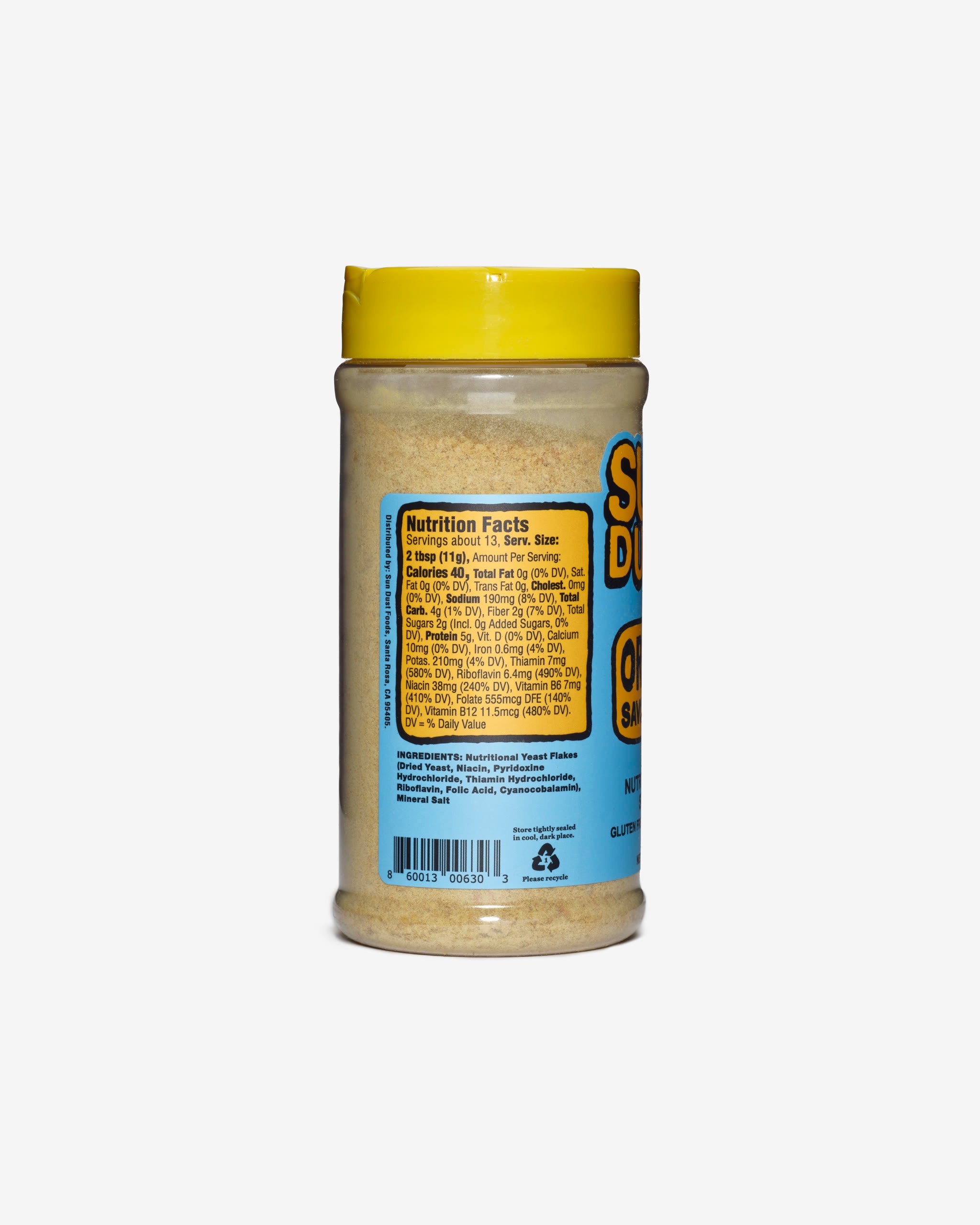 Sun Dust Original jar, right side view